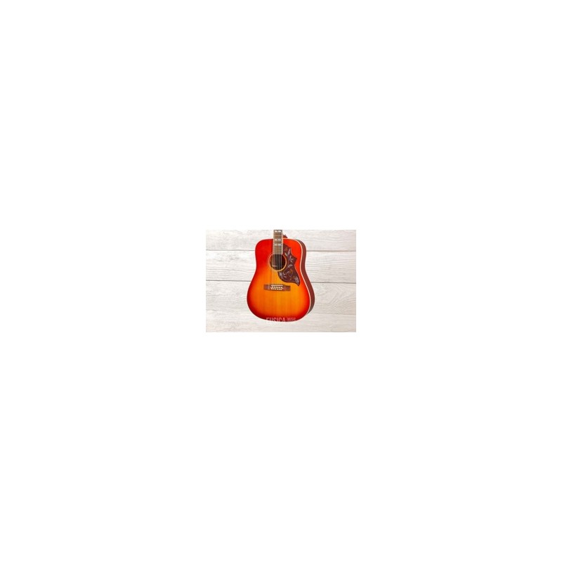 Epiphone Hummingbird, Dreadnougth, Aged Cherry Sunburst Gloss, Guitarra Electroacústica