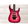 Jackson Pro Plus Series Soloist SLA3Q, Fuschia Burst, Guitarra Eléctrica