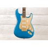 Squier 40th Anniversary, Stratocaster, Gold Edition, Lake Placid Blue, Guitarra Eléctrica