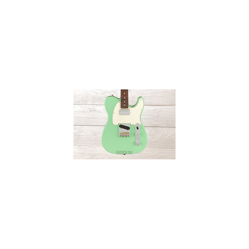 Fender American Performer, Telecaster, Satin Surf Green, Guitarra Eléctrica con gig bag