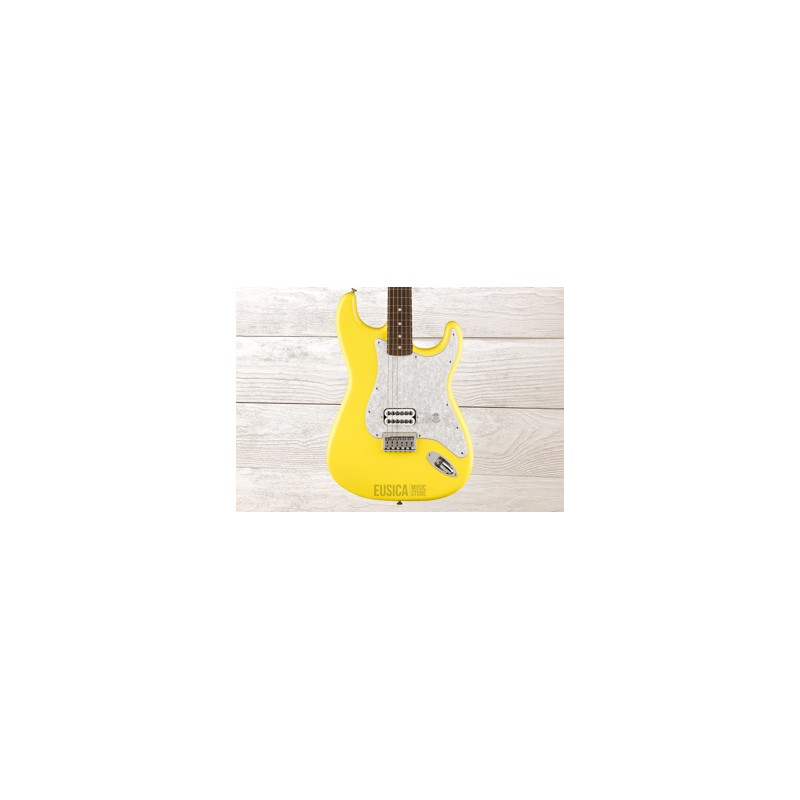 Fender Limited Edition Tom DeLonge Stratocaster, Graffiti Yellow, guitarra electrica