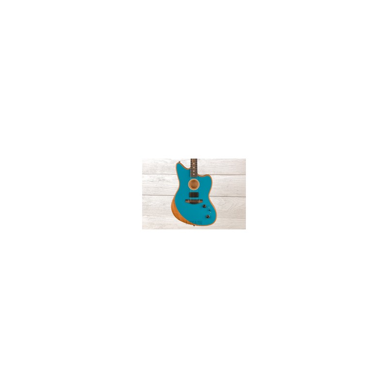 Fender American Acoustasonic Jazzmaster, Ocean Turquoise, Guitarra Electroacústica