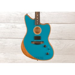 Fender American Acoustasonic Jazzmaster, Ocean Turquoise, Guitarra Electroacústica