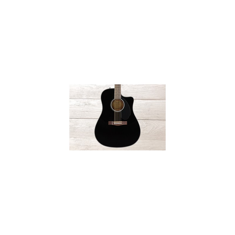 Fender CD-60SCE Dreadnought, Black, Guitarra Electroacústica