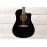 Fender CD-60SCE Dreadnought, Black, Guitarra Electroacústica