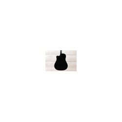 Fender CD-60SCE Dreadnought, Black, Guitarra Electroacústica