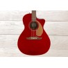 Fender Newporter Player, Candy Apple Red, Guitarra Electroacústica