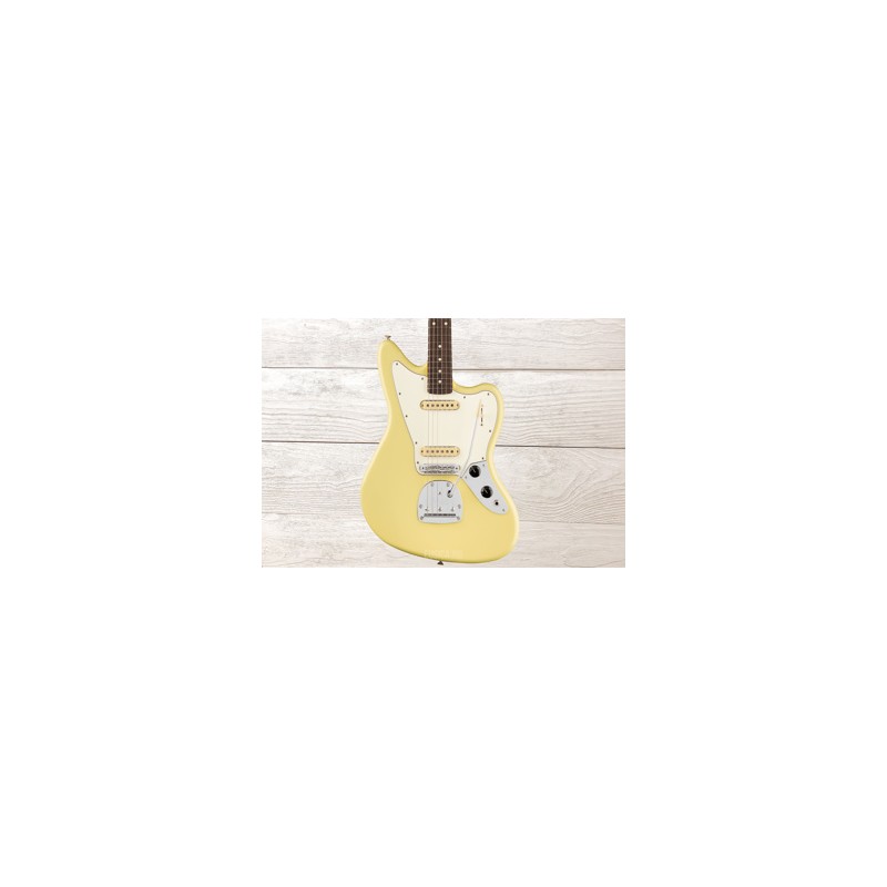 Fender Player II, Jaguar, Rosewood Fingerboard, Hialeah Yellow, Guitarra Electrica
