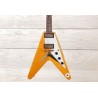 Epiphone 1958 Korina Flying V, Natural, Guitarra eléctrica para zurdos