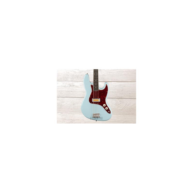 Fender Gold Foil Jazz Bass, Sonic Blue, Bajo Eléctrico