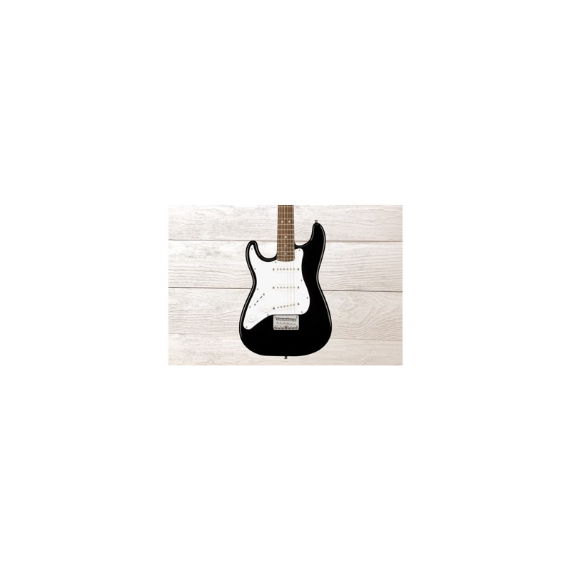 Squier Mini Stratocaster Left-Handed, Laurel Fingerboard, Black, Guitarra Eléctrica