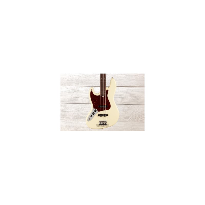 Fender American Professional II Jazz Bass, Olympic White, Bajo eléctrico zurdo