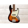 Fender Player Plus Jazz Bass V, 3-Tone Sunburst, Bajo Eléctrico con Gig bag