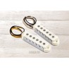Fender, Set de 2 pastillas Pure Vtage '65, Jaguar, Vintage White