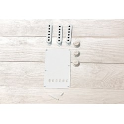 Fender, Kit de Accesorios Stratocaster de estilo vintage, White